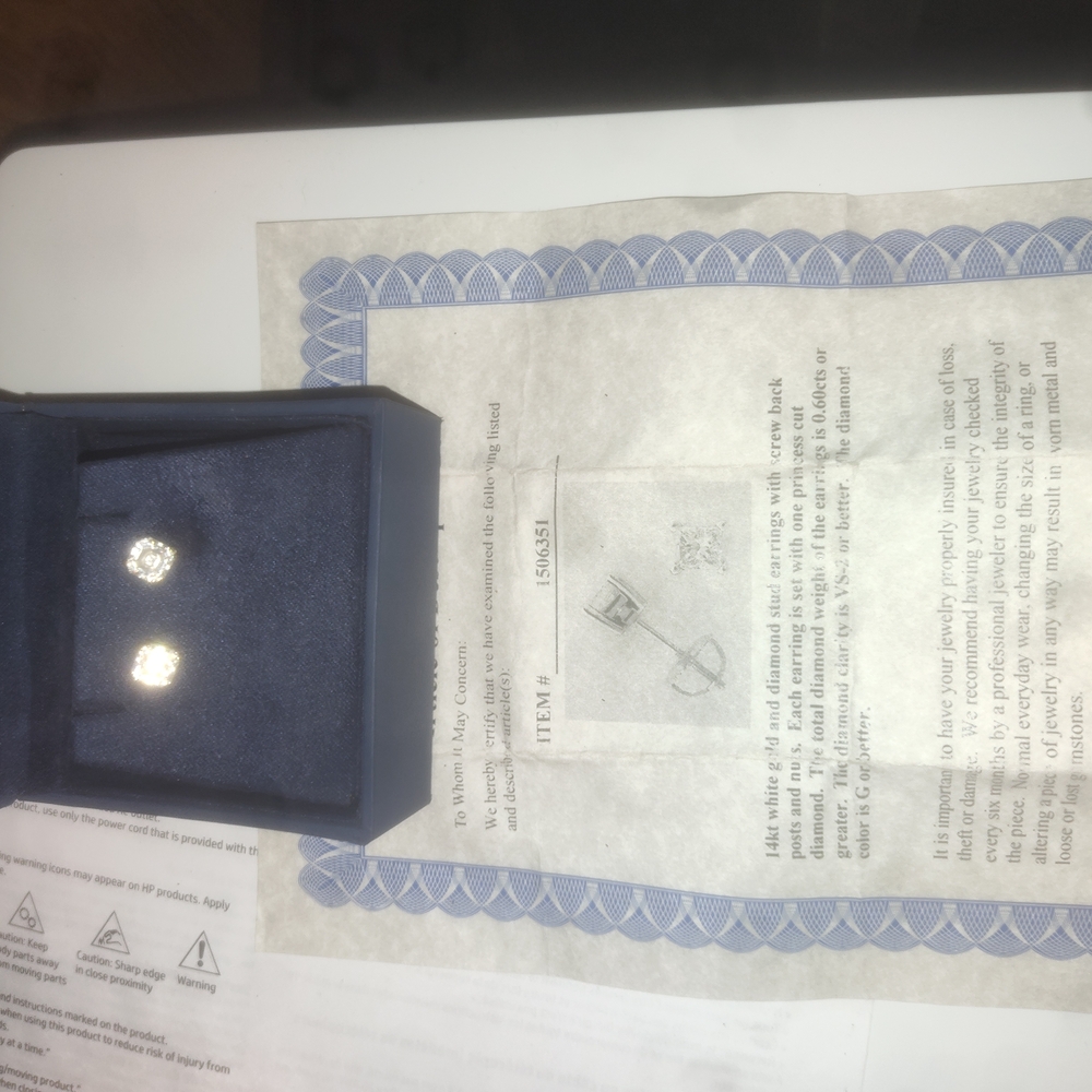 Elegant Silver and White Stud Earrings for Everyday Wear